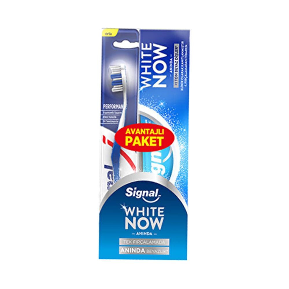 Signal White Now Diş Macunu 75 ml + Performance Fırça