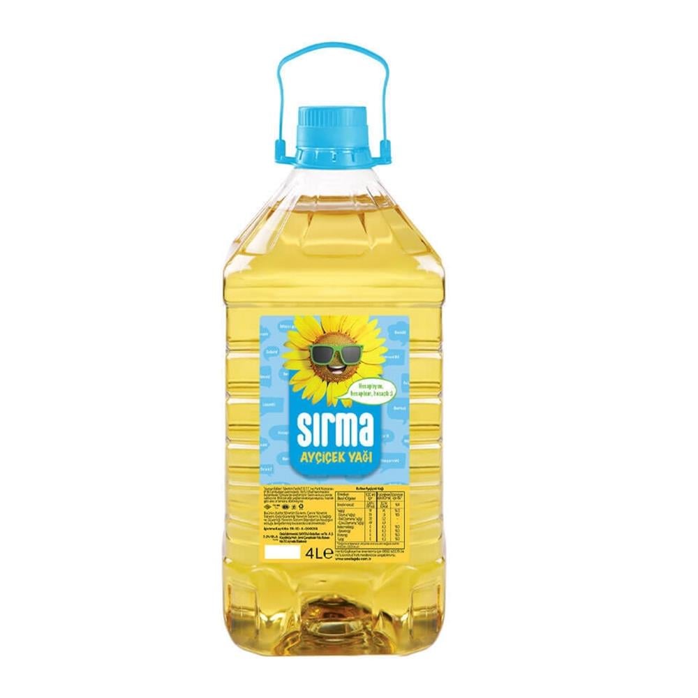 Ayçiçek YağıSırma Ayçiçek Yağı 4 Lt Pet