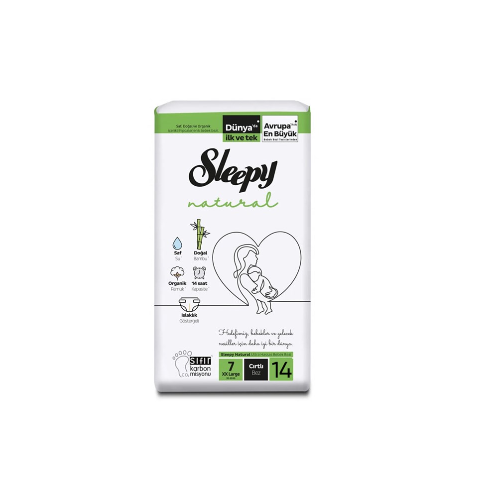 Sleepy Jumbo 20-30 XX Large Natural 7 No 14 lü