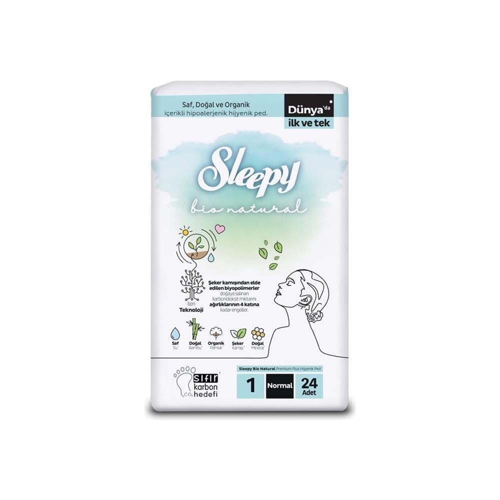 Sleepy Ped Bio Natural Normal 24 Adet Süper Eko