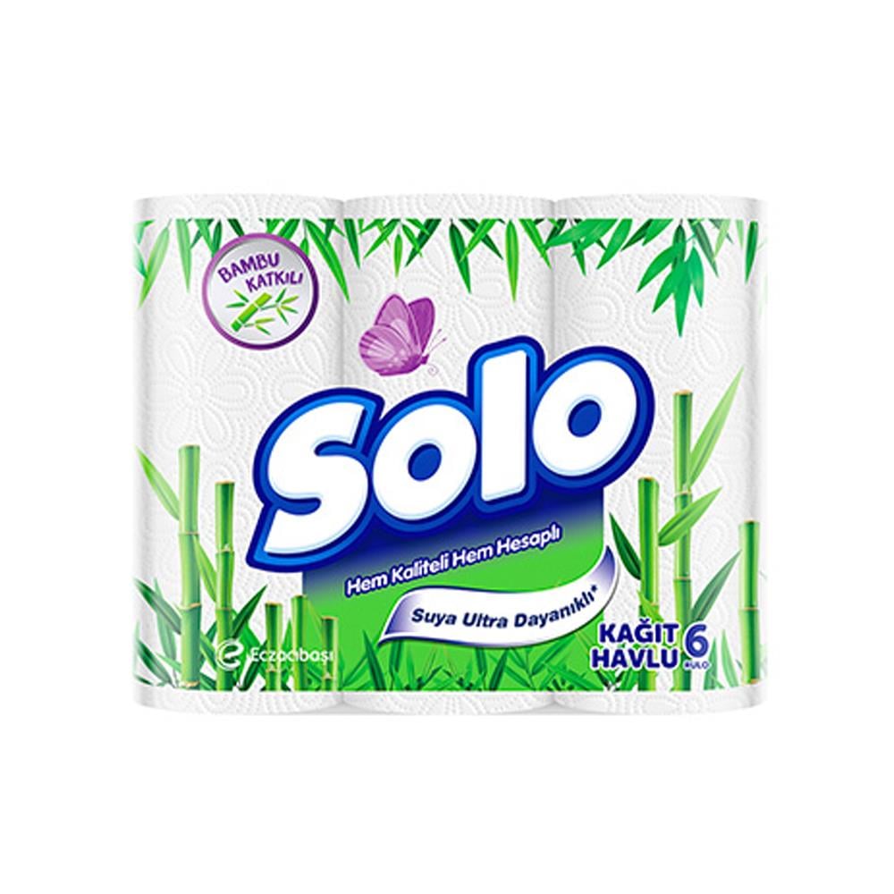 Kağıt HavluSolo Havlu Bambu Katkılı 6 lı