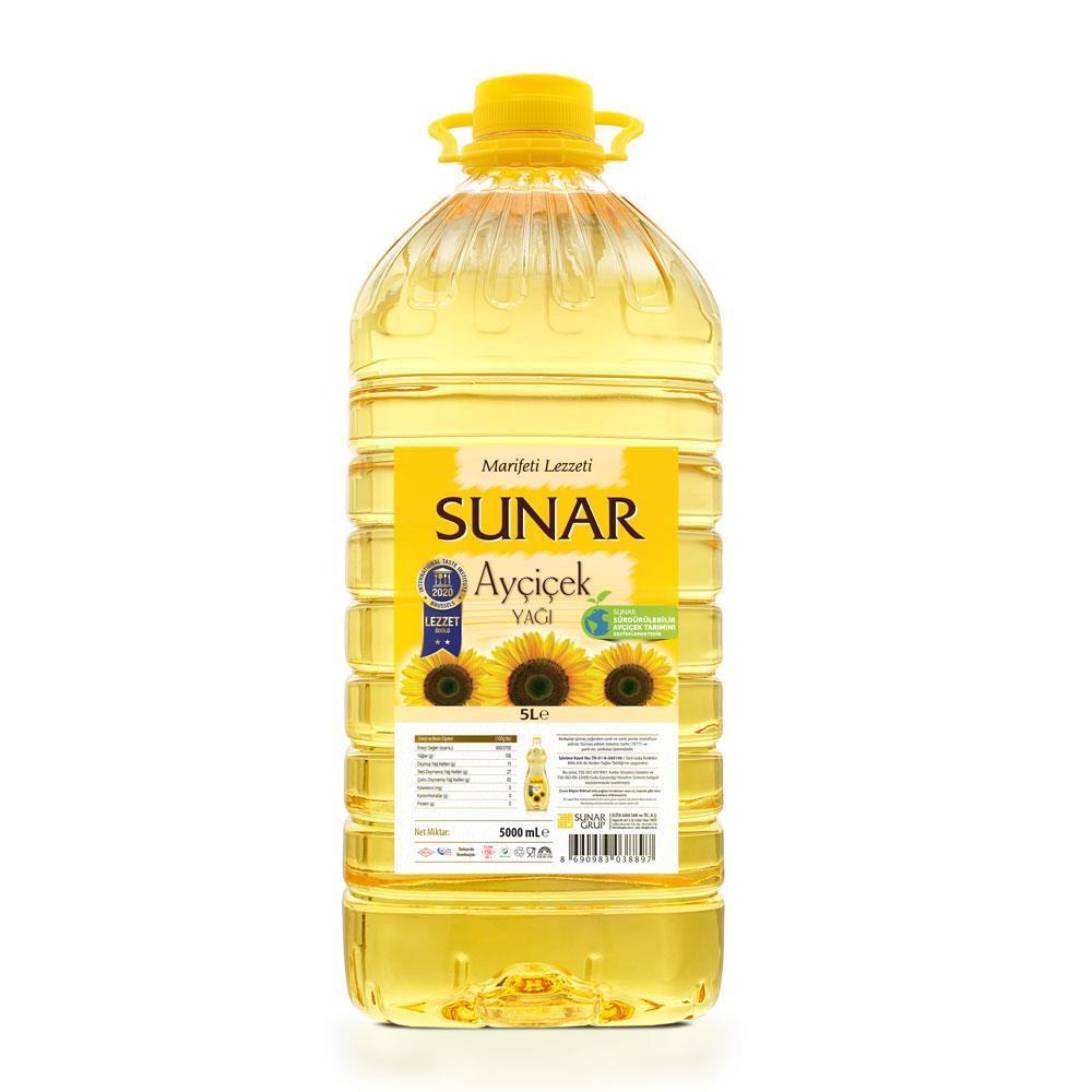 Sunar Ayçiçek Yağı Pet 5 Lt
