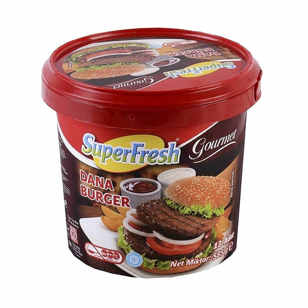 Superfresh Donuk Hamburger 500 Gr 10 Lu