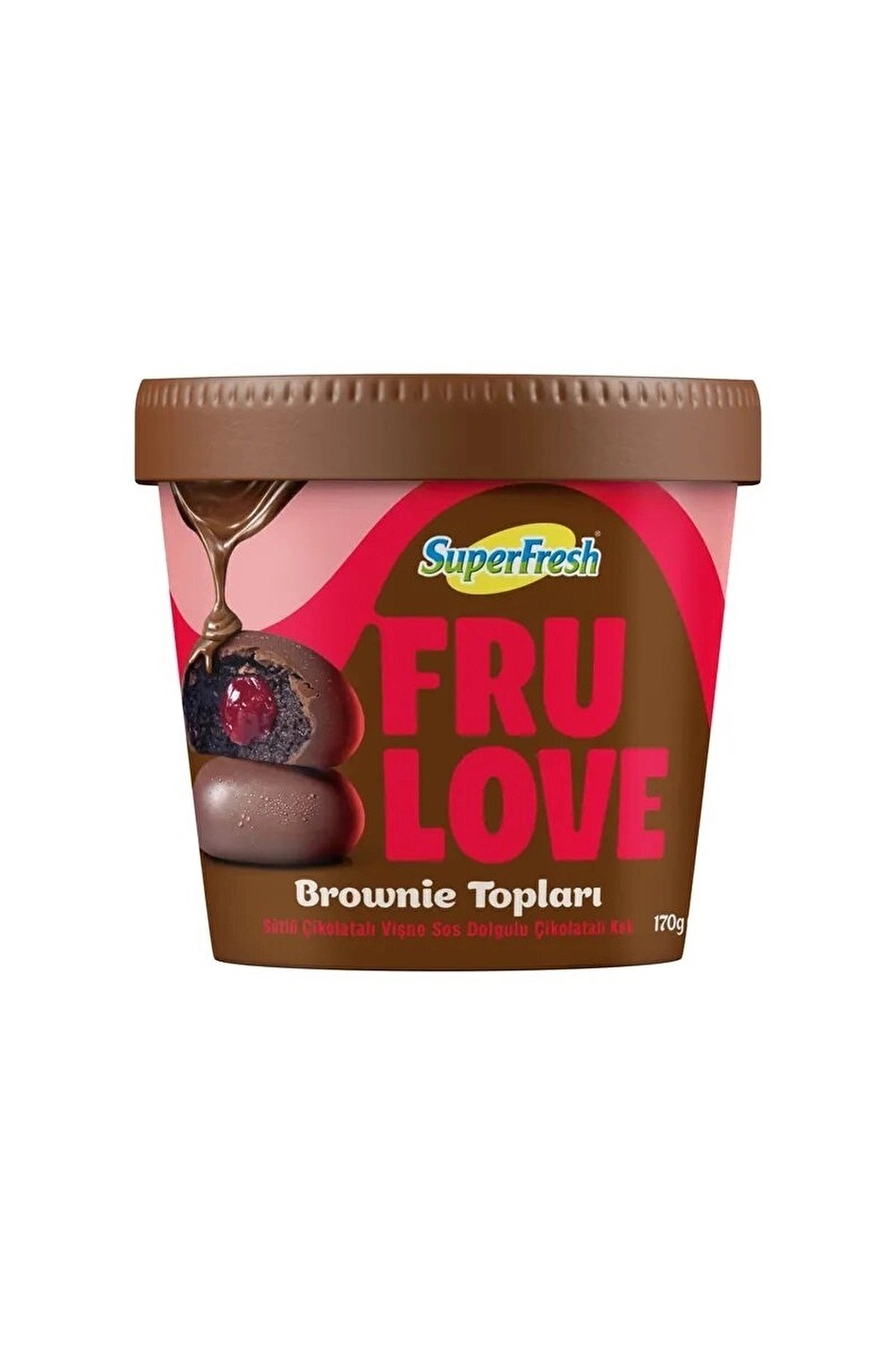 Sebze, MeyveSuperfresh Frulove Vişneli Browni Topları 170 g