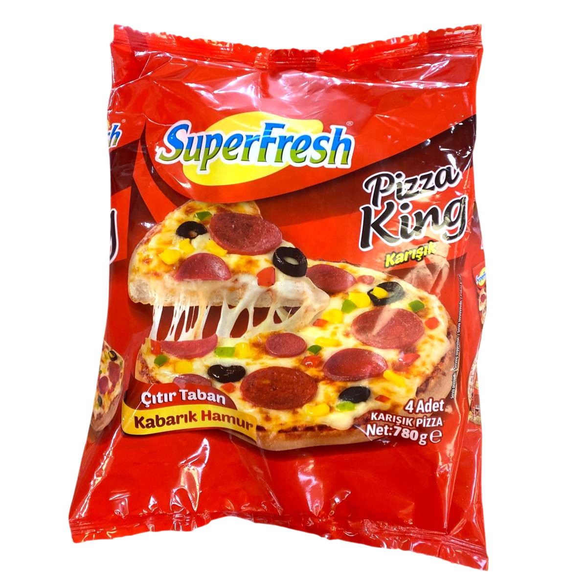 PizzalarSüperfresh Pizza King 4'Lü 780 Gr