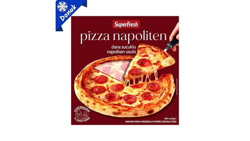 PizzalarSuperfresh Pizza Napoliten Dana Sucuklu 445 g