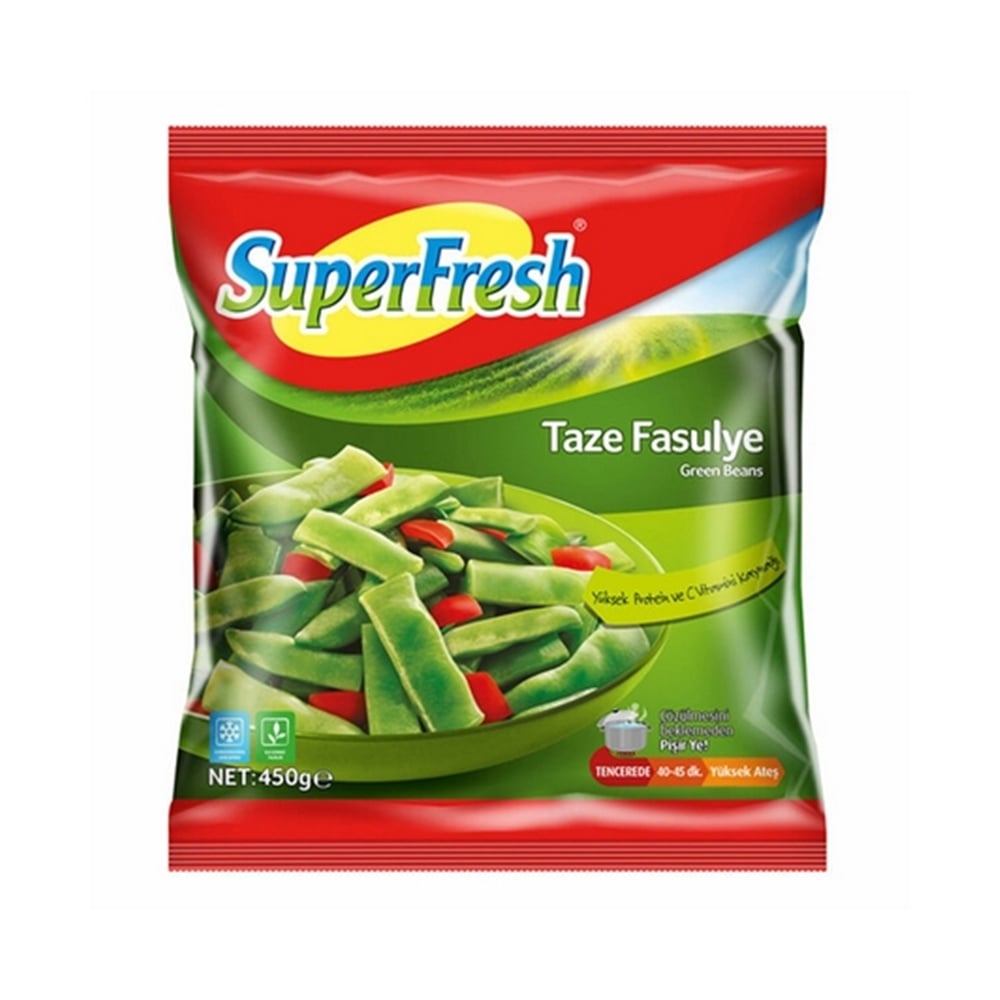 Süperfresh Taze Fasulye 450 Gr