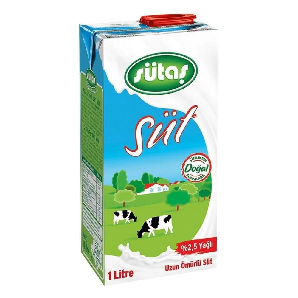 Sade SütSütaş Süt Tetra Yağlu 1 Lt