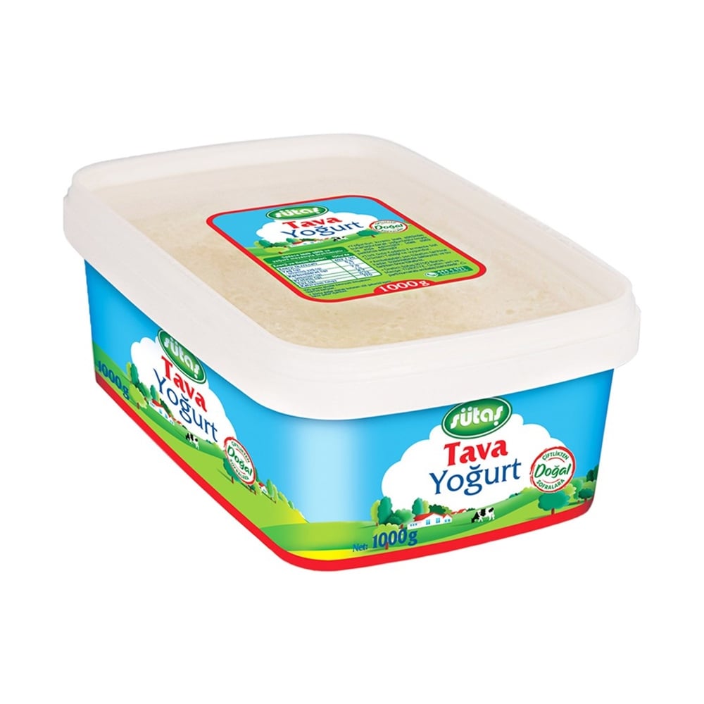 Sütaş Yoğurt Kaymaklı Tava 1 Kg