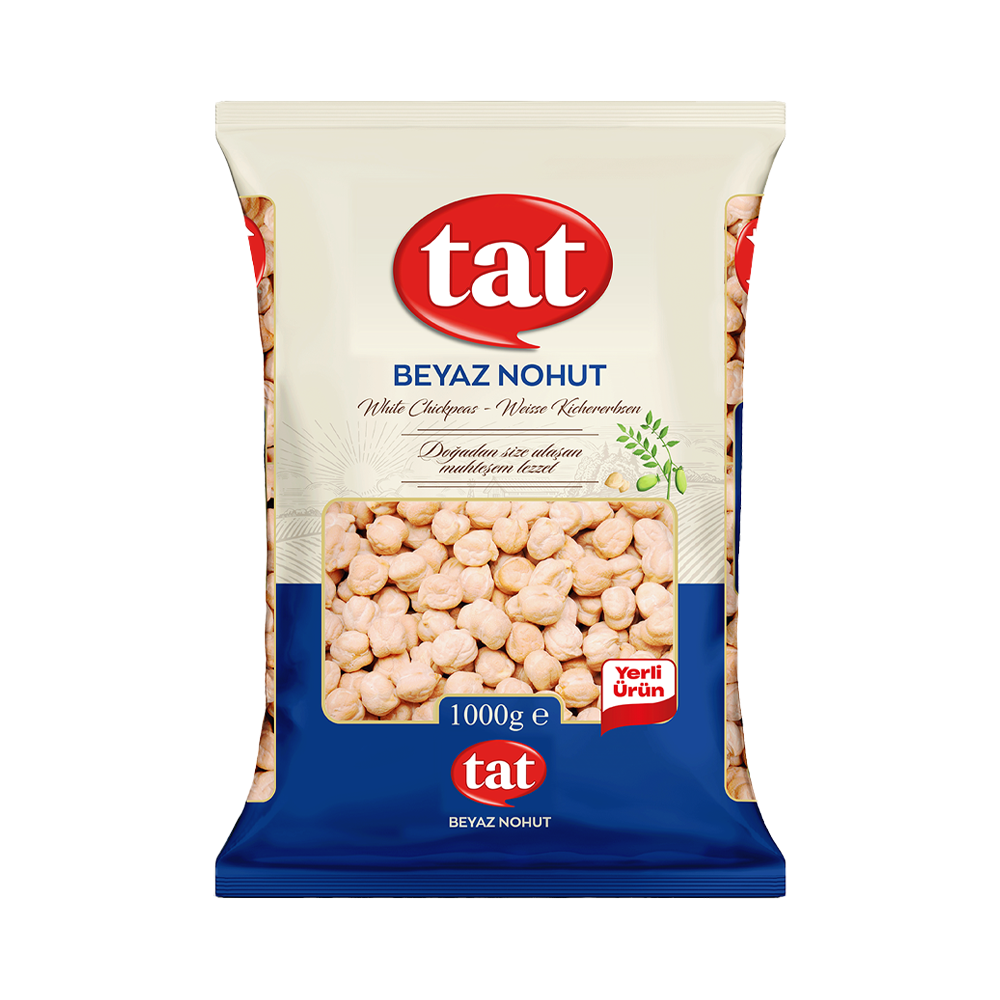 NohutTat Bakliyat Beyaz Nohut 1000 g