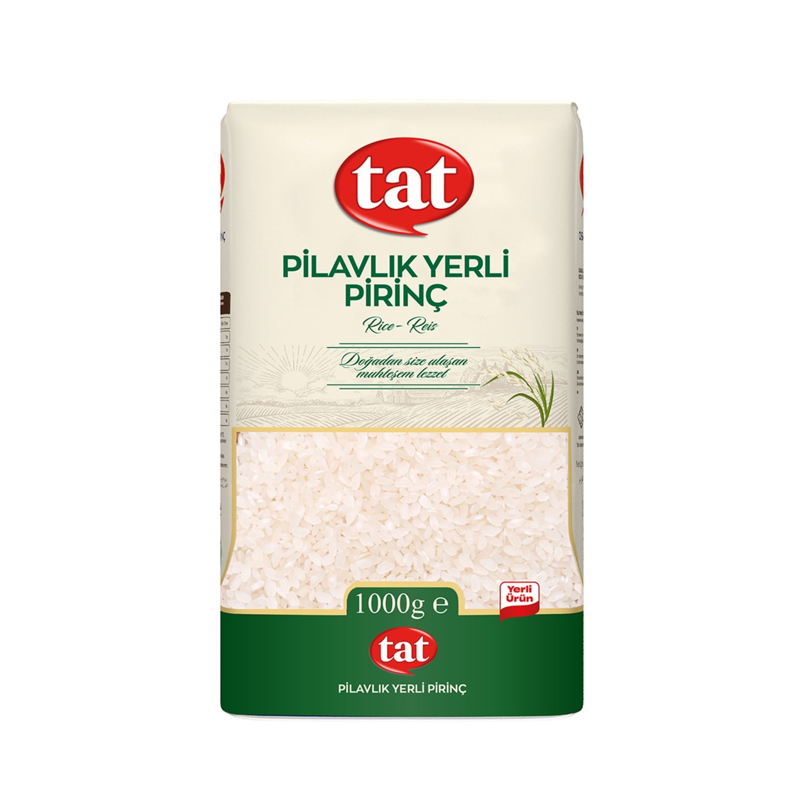 PirinçTat Bakliyat Yerli Pilavlık Pirinç 1 Kg