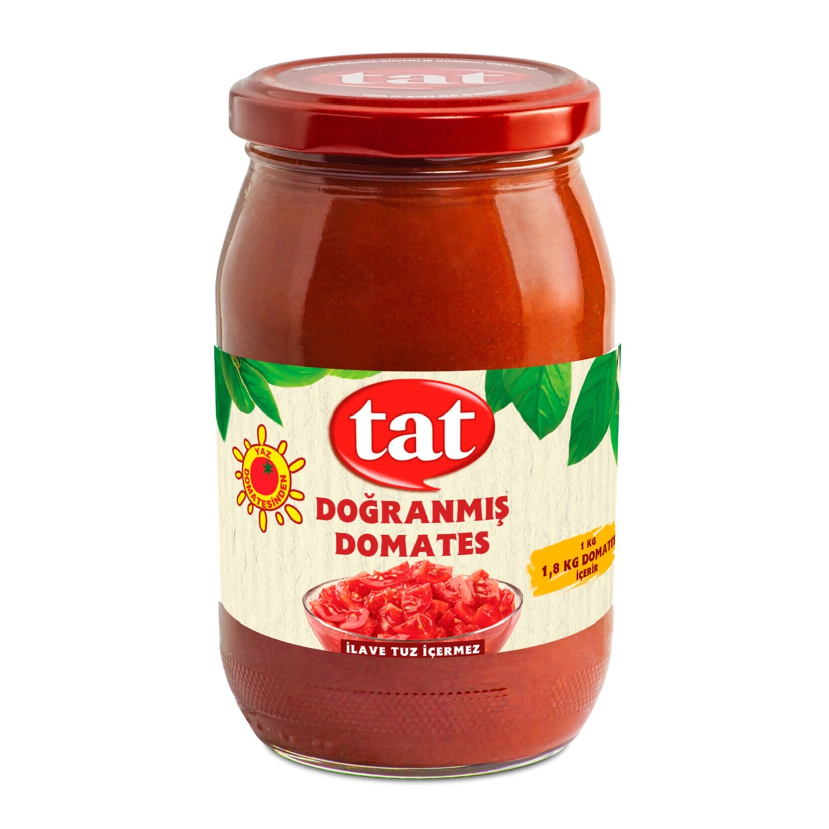 Konserve SebzeTat Doğranmış Domates Cam 340 g
