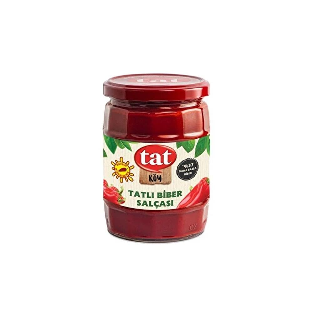 SalçaTat Köy Tatlı Biber Salçası 550 Gr