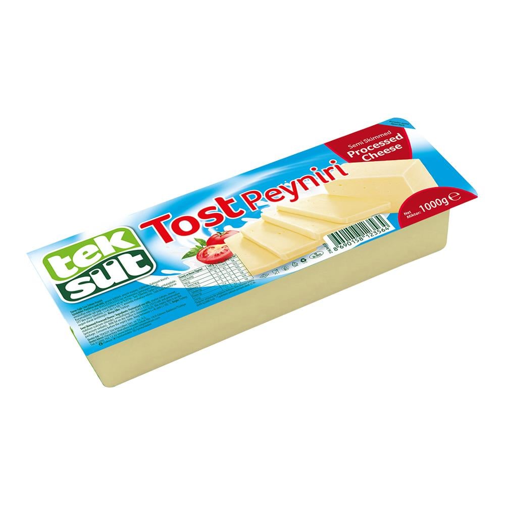 Taze KaşarTeksüt Dilimli Tost Peyniri 1000 Gr