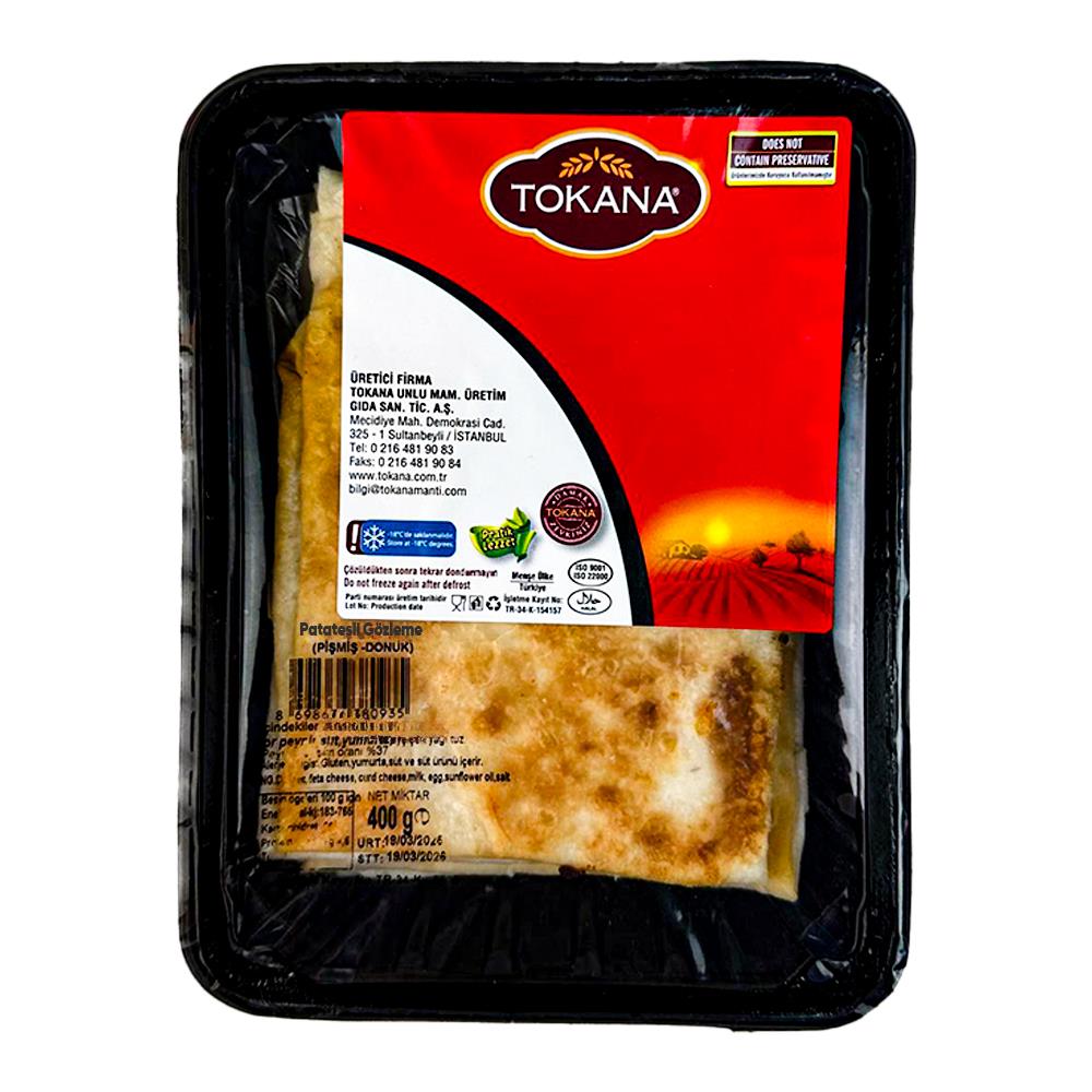 Hamur İşleriTokana Gözleme Patatesli 400 Gr
