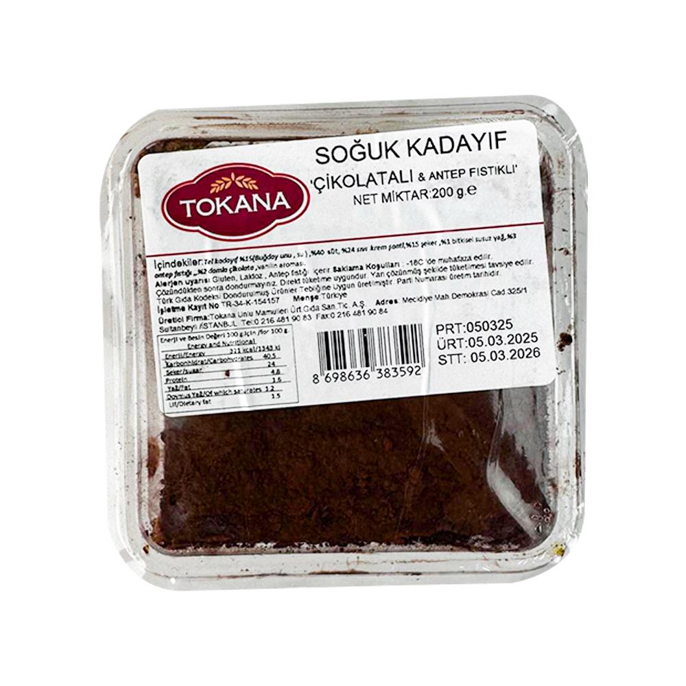 Hamur İşleriTokana Soğuk Kadayıf Çikolatalı 200 Gr