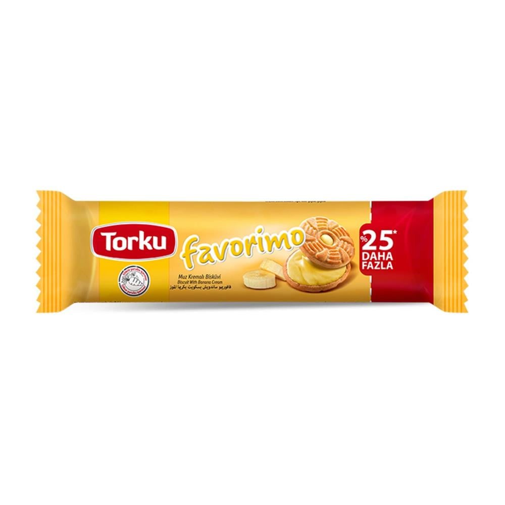 BisküviTorku Bisküvi Favorimo Muz Kremalı 61 Gr
