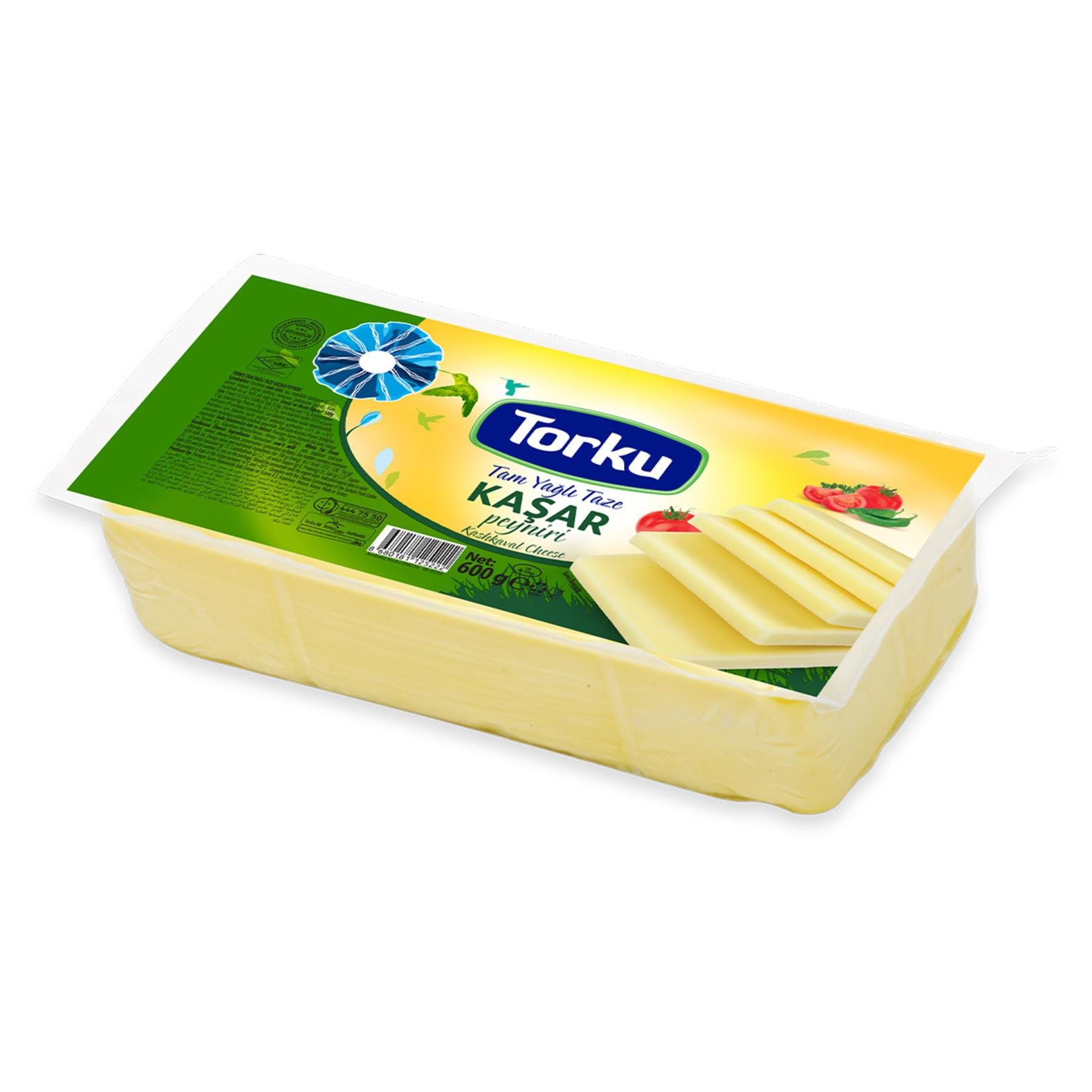Taze KaşarTorku Kaşar Peyniri Tam Yağlı Taze 600 g