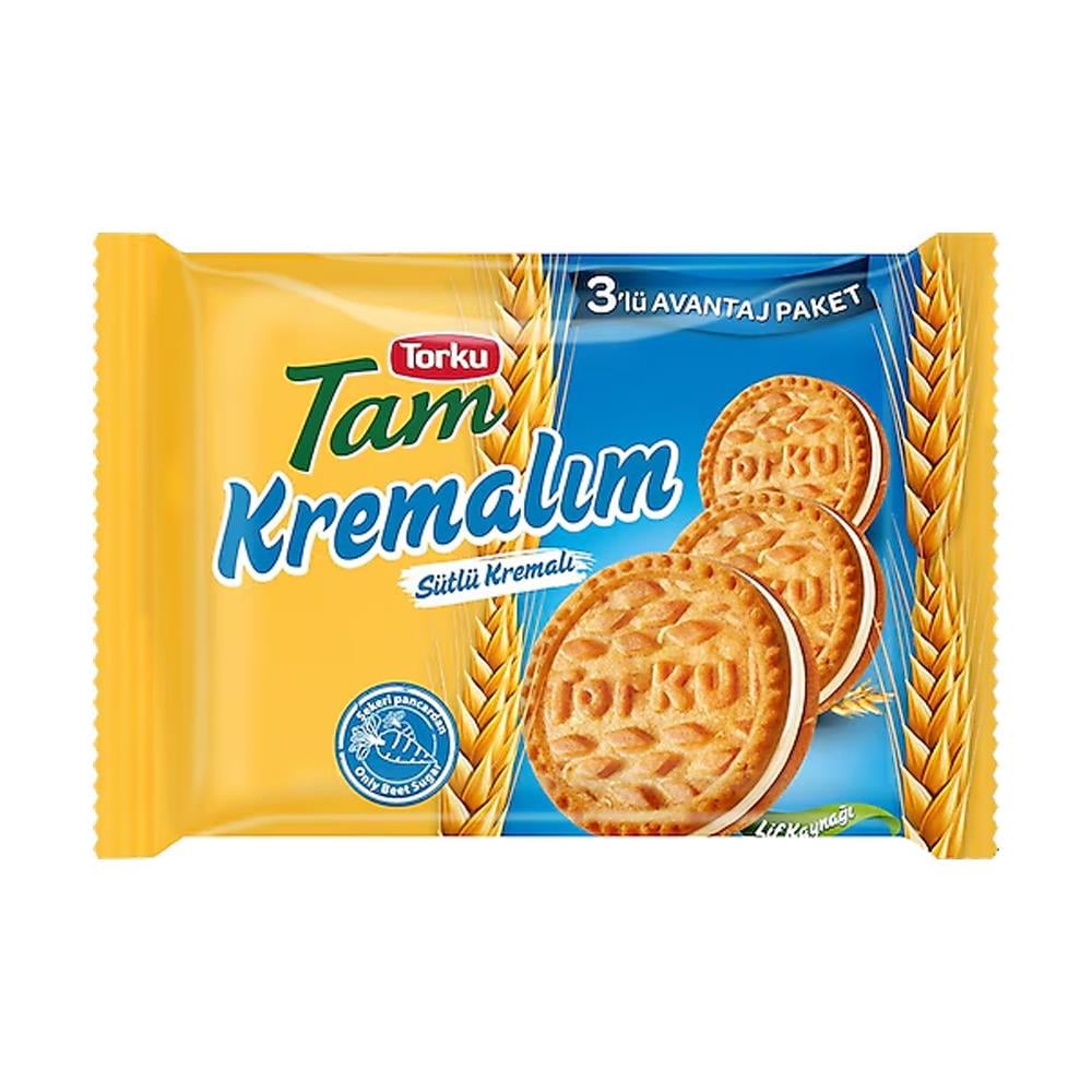 BisküviTorku Kremalı Sütlü Bisküvi 3*83 Gr