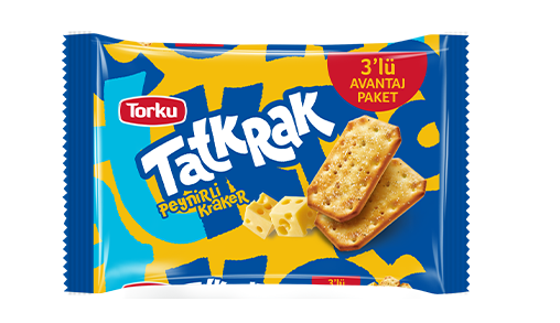 KrakerTorku Tatkrak Peynirli Kraker 3lü 180 g