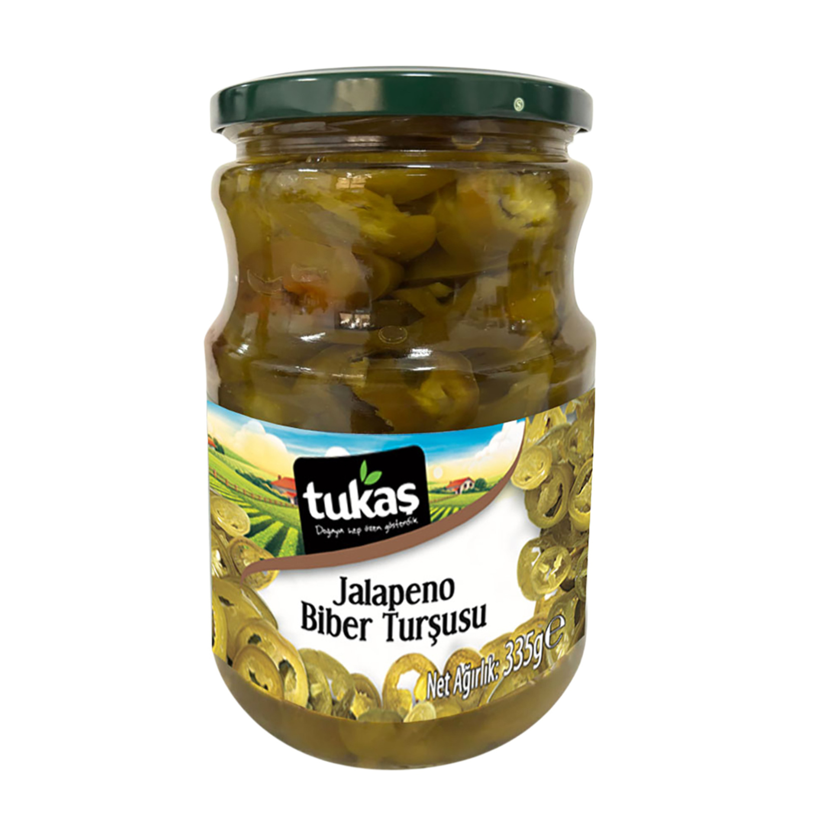 TurşuTukaş Turşu 335 Gr Jalapeno Cam