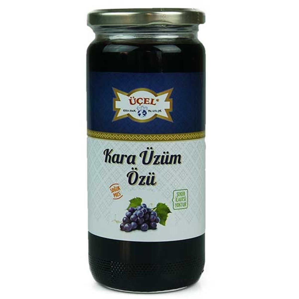 Üçel Kara Üzüm Özü 640 gr cam
