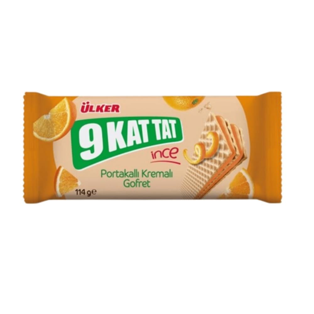 GofretÜlker 9 Kat Tat Portakallı İnce İnce 114 Gr