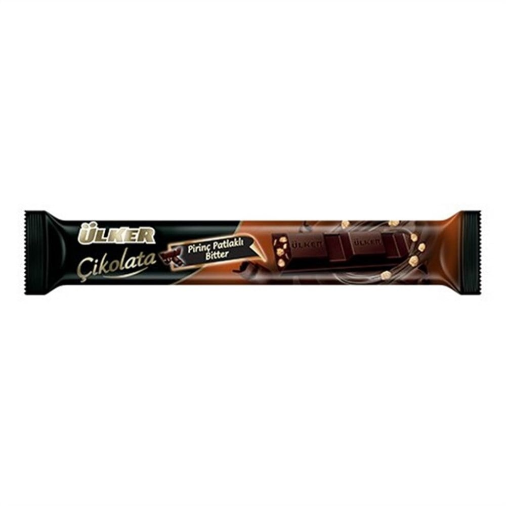 Ülker Baton Çikolata Pırınc Patlaklı Bıtter 14 Gr