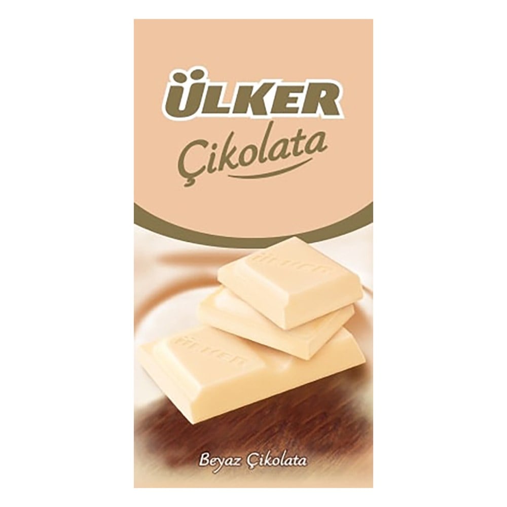 Ülker Beyaz Tablet Çikolata 70g