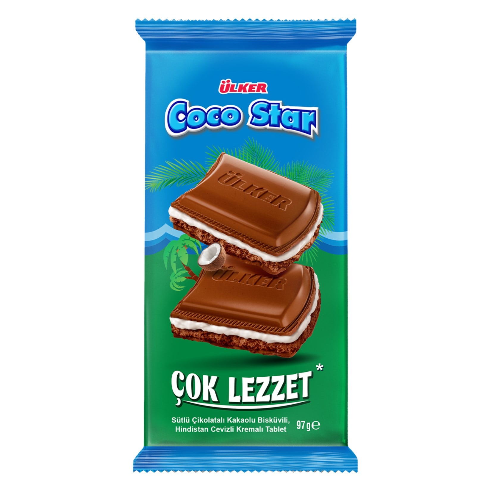 BisküviÜlker Coco Star Çok Lezzet Tablet 97 g