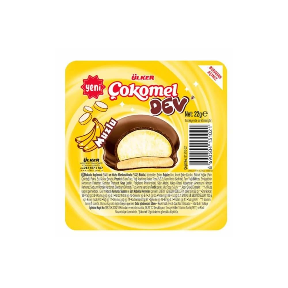 BisküviÜlker Çokomel Dev 22 Gr Muzlu