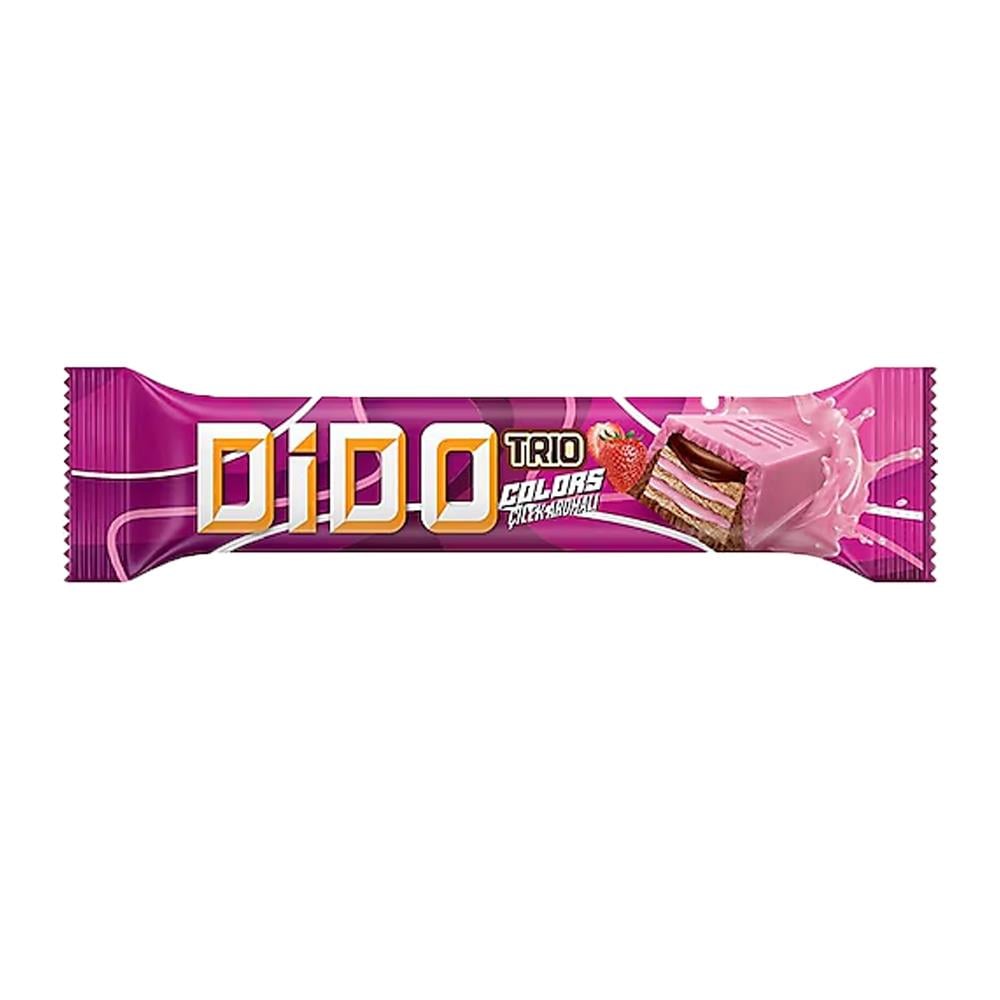 GofretÜlker Dido Colors Trio 36.5 gr Çilek Aromalı Gofret