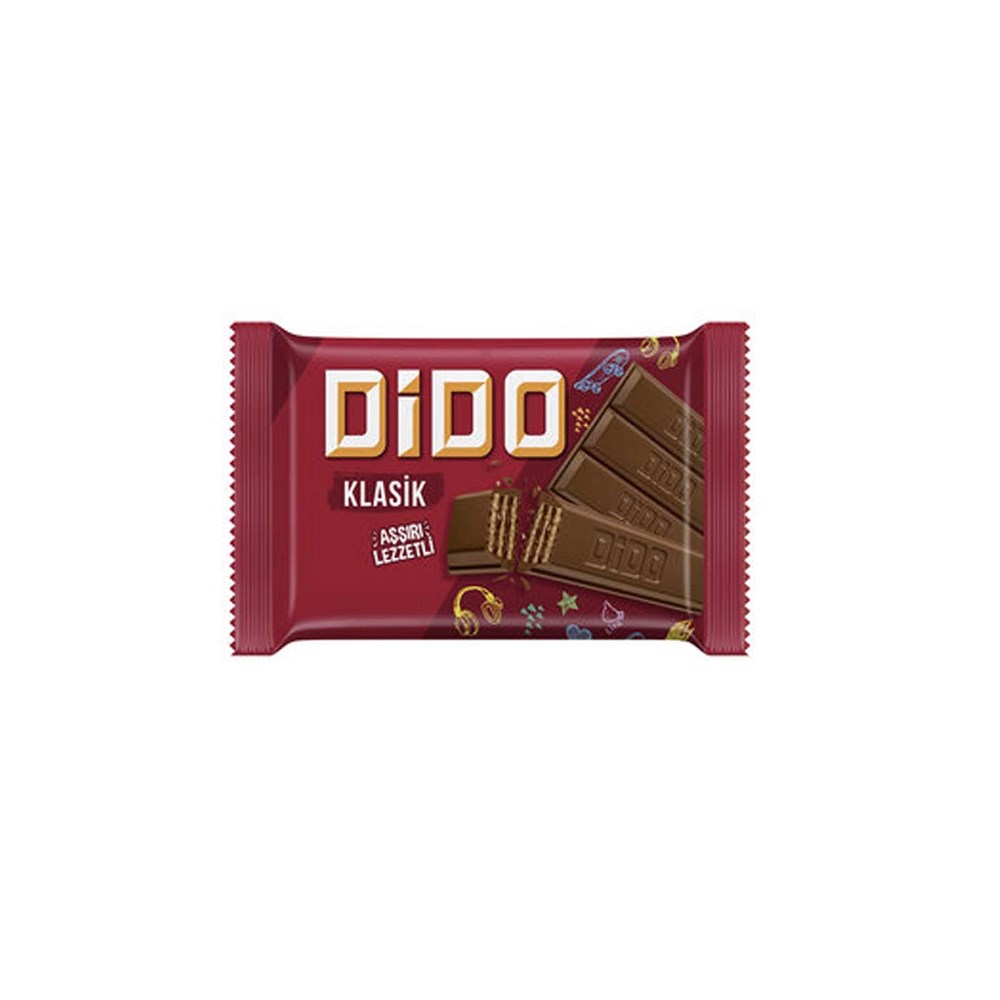 Ülker Dido Kare Çikolatalı Gofret 55,5 Gr