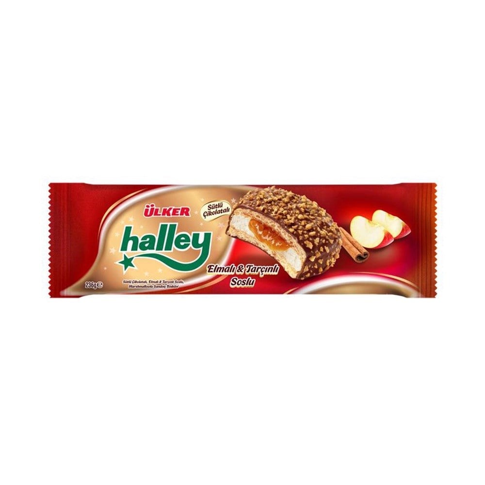 BisküviÜlker Halley Elmalı&Tarçınlı Soslu 236 g