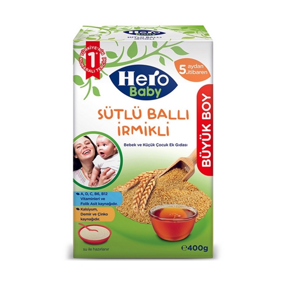Ülker Hero Baby Sütlü Ballı İrmikli 400 Gr