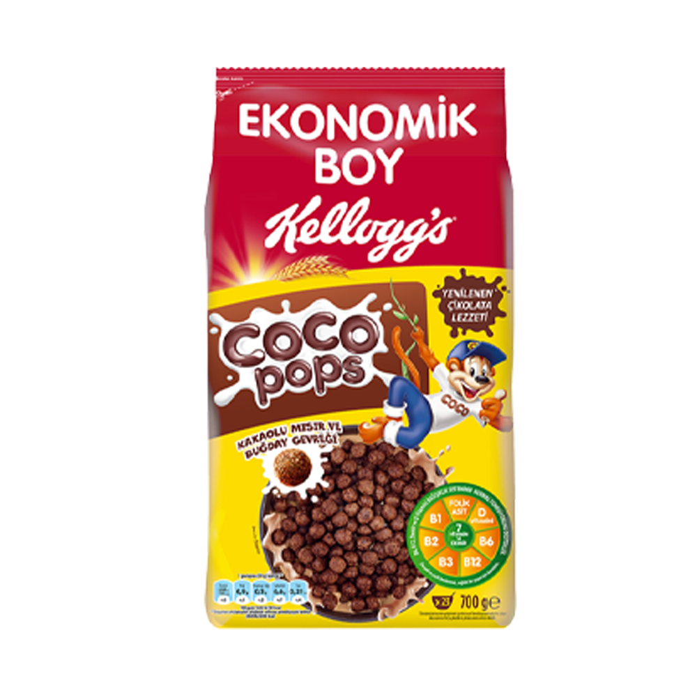 Kahvaltılık GevrekÜlker Kellogs Coco Pops Topları 700 g
