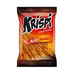 KrakerÜlker Krispi Çubuk Kraker Acılı 80 g