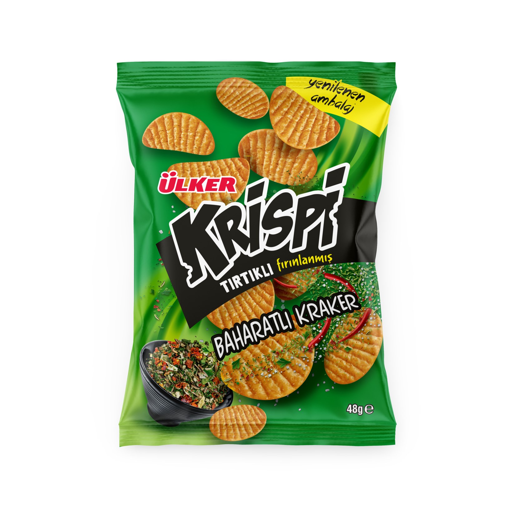 KrakerÜlker Krispi Çubuk Kraker Baharatlı 50 g