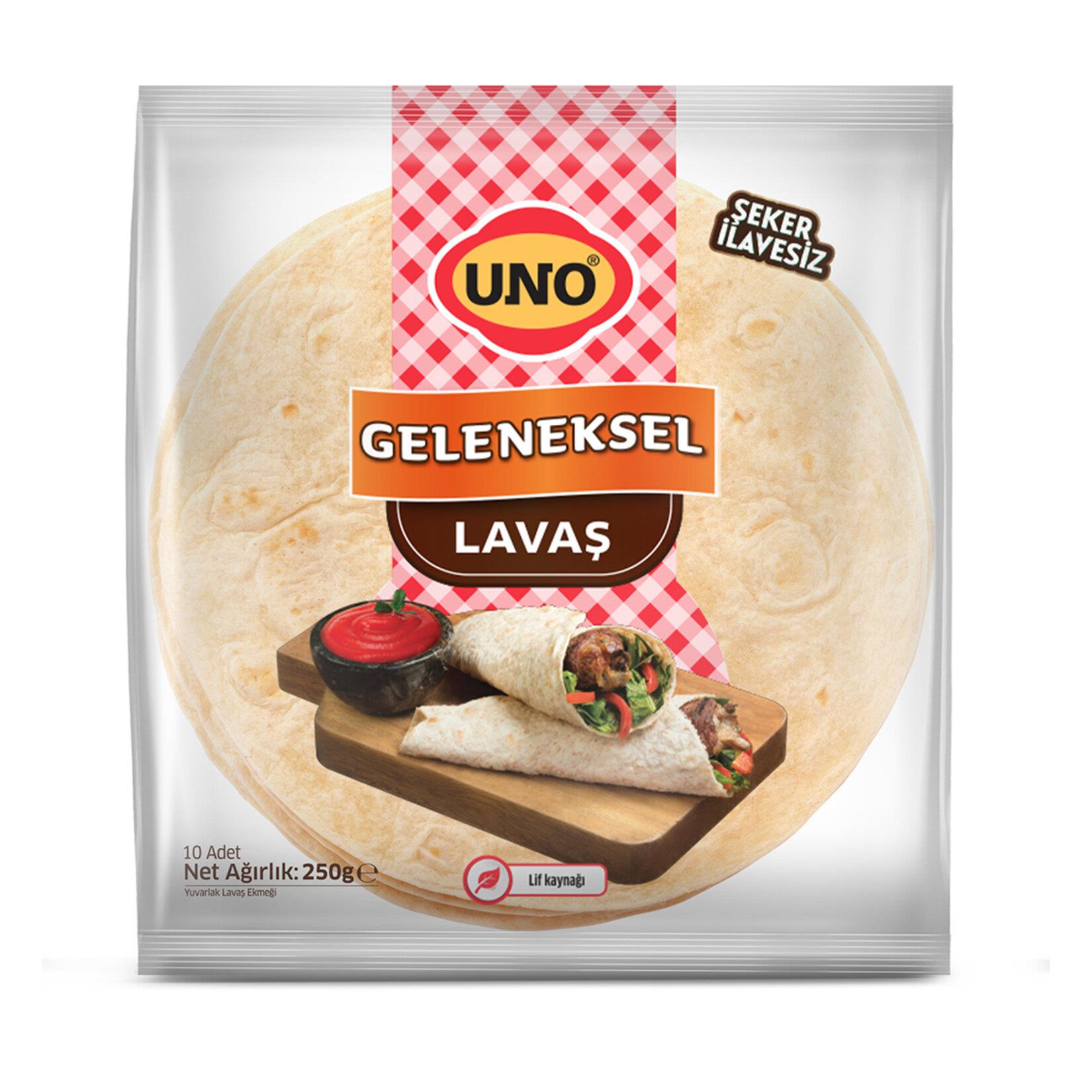 Uno Geleneksel Lavaş 10 lu 250 Gr