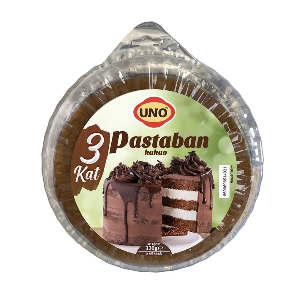 Uno Pastaban  Kakaolu 3 Katlı 320 Gr