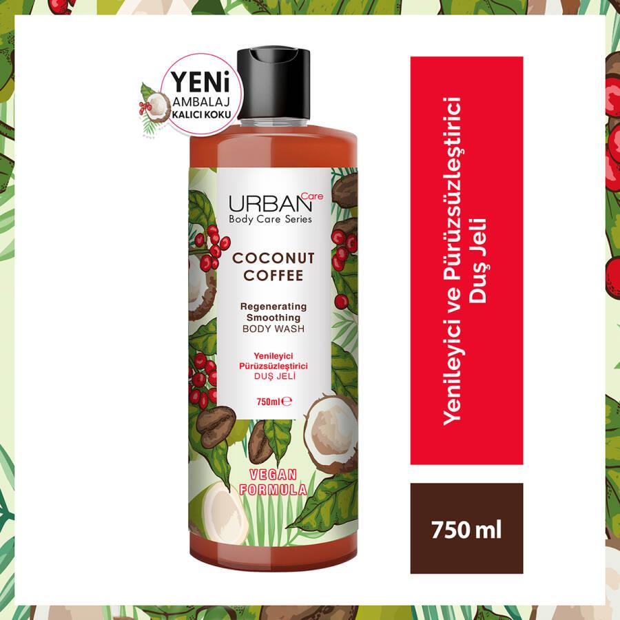 Saç KremiUrban Care Duş Jeli Coconut Coffee Yenileyici Pürüzsüzleştirici 750 ml