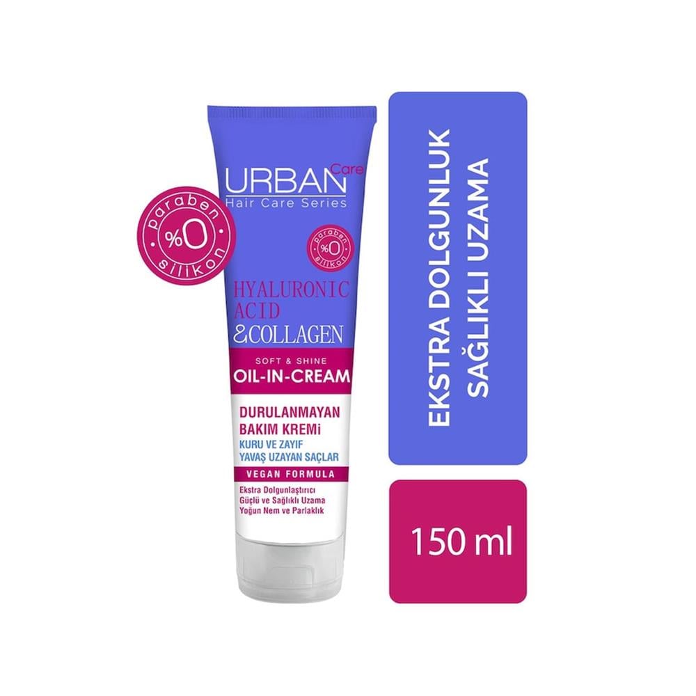 Urban Care Hyaluronic Acid & Collagen Durulanmayan Bakım Kremi 150 Ml