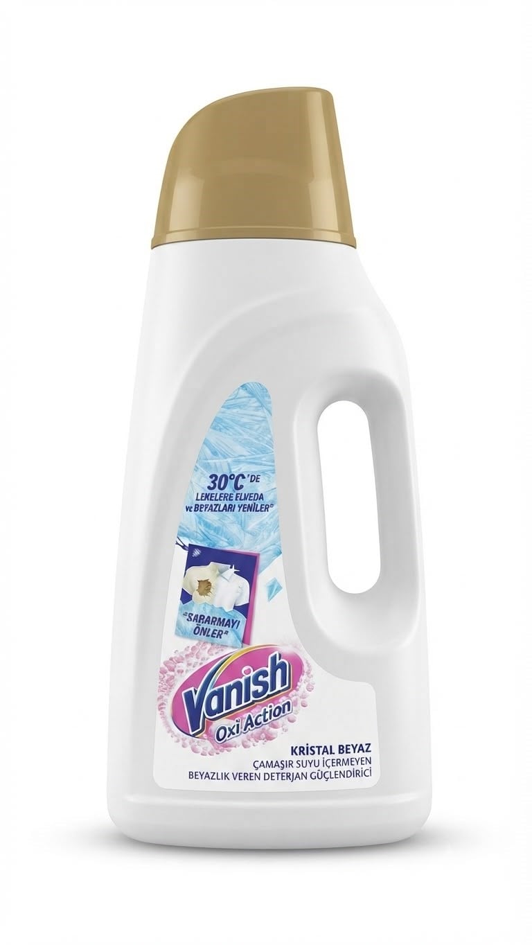 Leke ÇıkarıcılarVanısh Sıvı 2000 ml Beyaz Oxi Action Leke Çıkarıcı