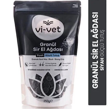 AğdaVi-Vet Sır Ağda Granül Siyah 250 Gr.