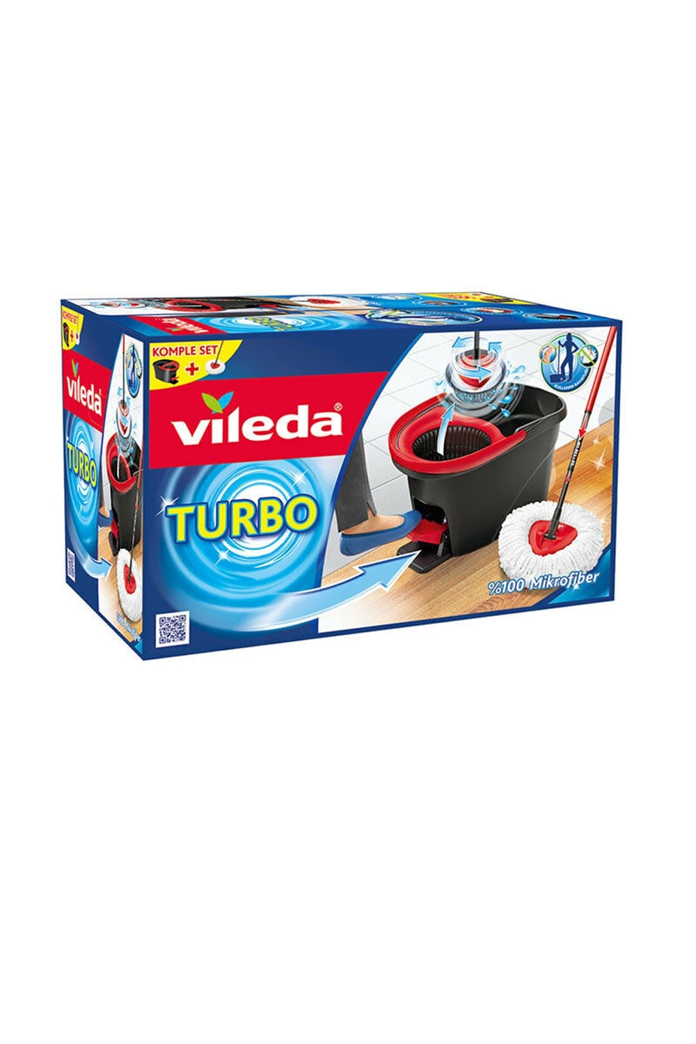 Vileda pedallı Temizlik Seti Turbo