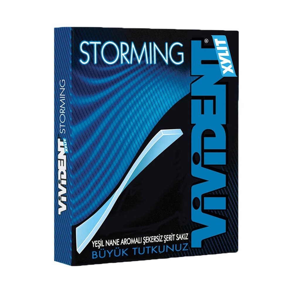 Vivident Sakız Yeşil Nane Xylit Storming