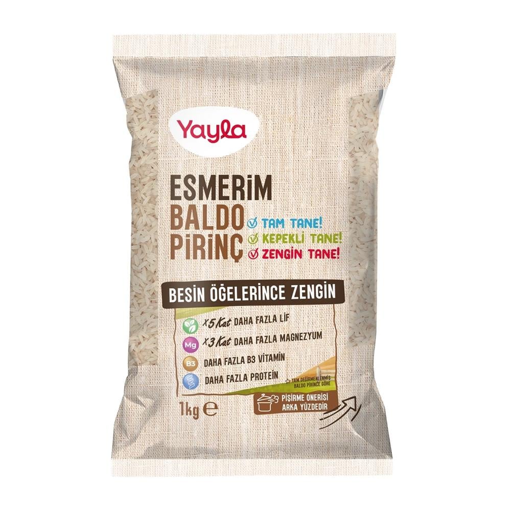 PirinçYayla Esmerim Baldo Pirinç 1 kg