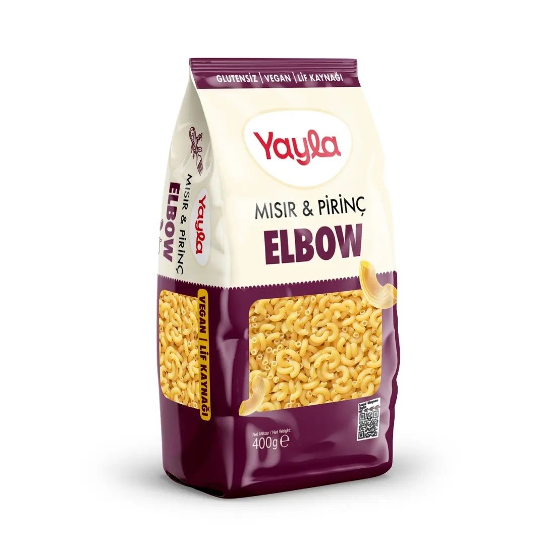 MakarnaYayla Makarna Mısır& Pirinç Elbow Vegan 400 g