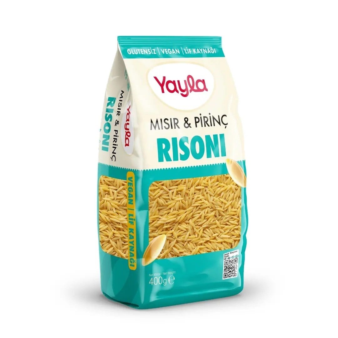 MakarnaYayla Makarna Mısır & Pirinç Rısonı Vegan 400 g