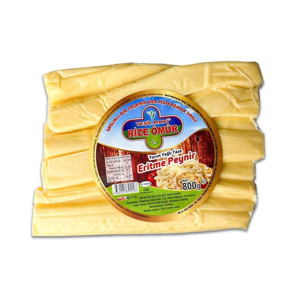 Yöresel PeynirYeşil Mavi Kuymaklık Tel Peynir 800 Gr